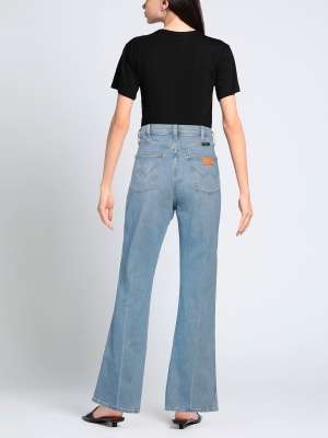 WRANGLER & GANT, Blue Women‘s Denim Pants